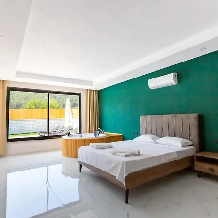 Luxurious Villa With Private Pool And Jacuzzi In Kas, Antalya